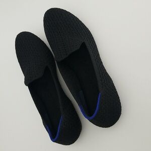 Rothy's Size 6.5 Black Honeycomb Round Toe Flats Retired Black